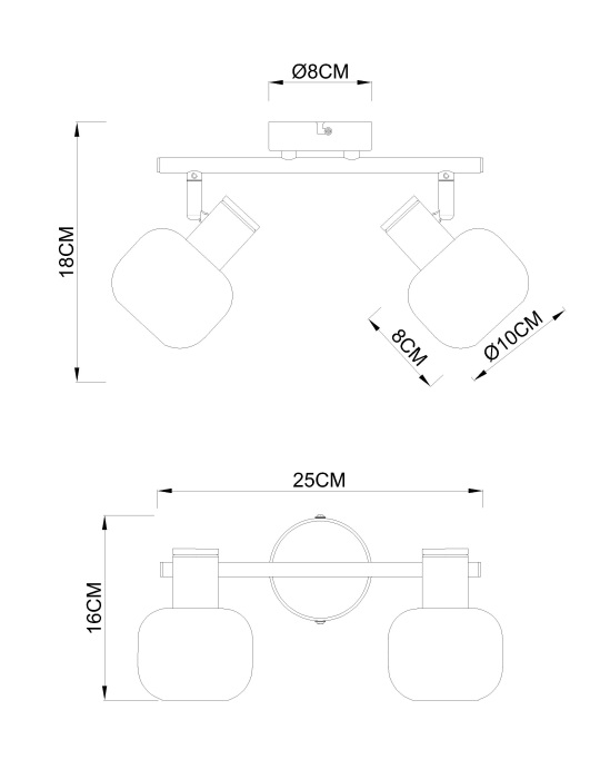 Спот Globo PALLO 54303-2_GL