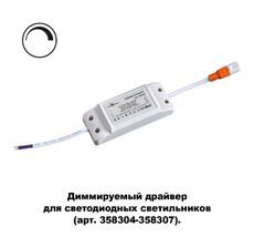 Диммируемый драйвер для светильника DRUM 358309