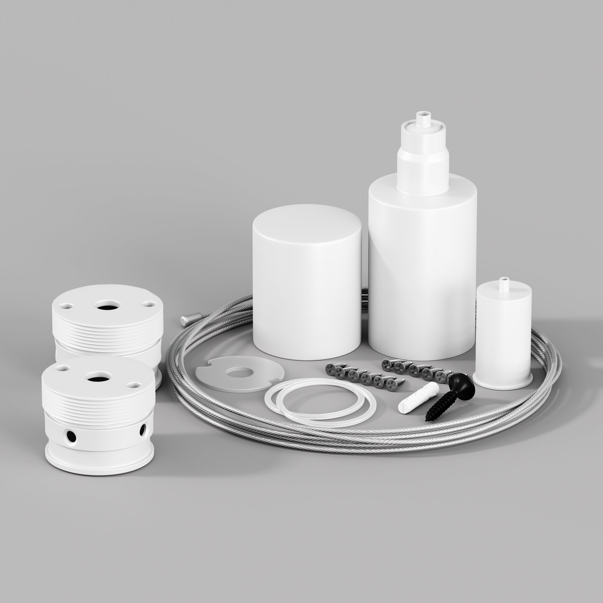 Набор для вертикального подвесного монтажа Nemo белый Maytoni 20310_MY