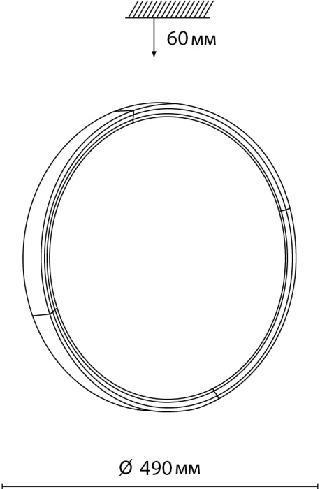 Настенно-потолочный светильник Sonex VELIO 7629/EL_Sonex