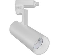 Трековый однофазный светильник светодиодный 220V 20029TRA/02 30W 4200K белый матовый Escada 20029TRA/02LED SWH_ESC