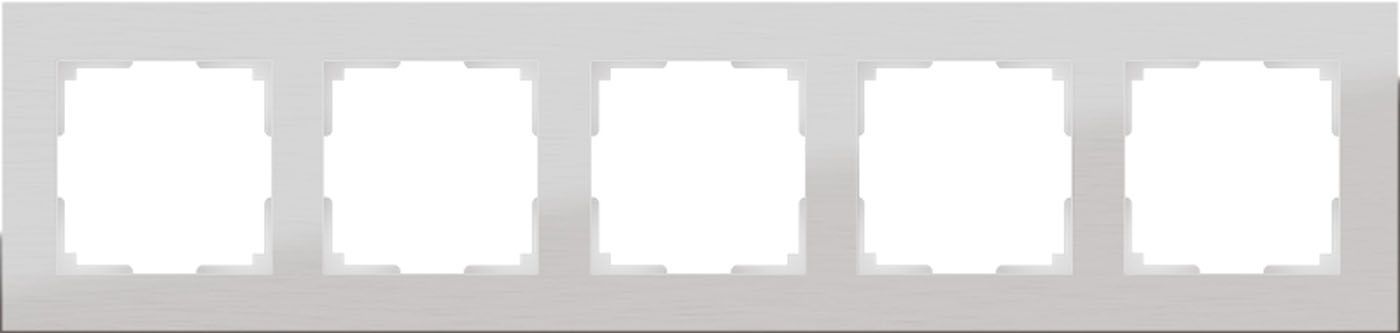 

Рамка на 5 постов Aluminium WL11-Frame-05 a050961, Серебряный, a050961