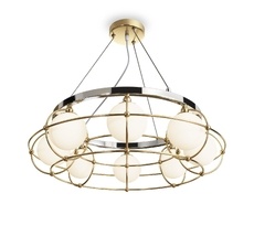 Подвесная люстра Maytoni Carcass MOD312PL-08GCH_MY