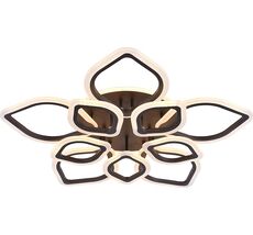 Потолочная люстра светодиодная с пультом регулировкой цветовой температуры и яркости ночным режимом 10212/10LED BL Escada 10212/10LED BL Coffee_ESC