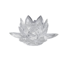 Подсвечник хрустальный Лотос Garda Decor X110279