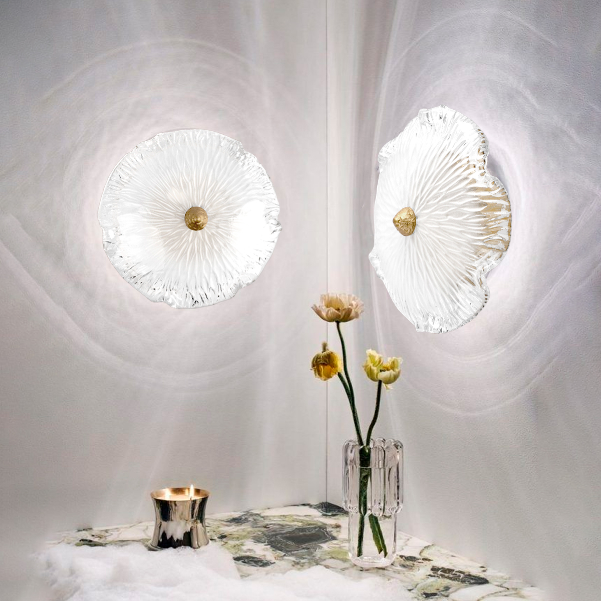 Настенный светильник LOFT IT Bloom 10352W/B AB_LF