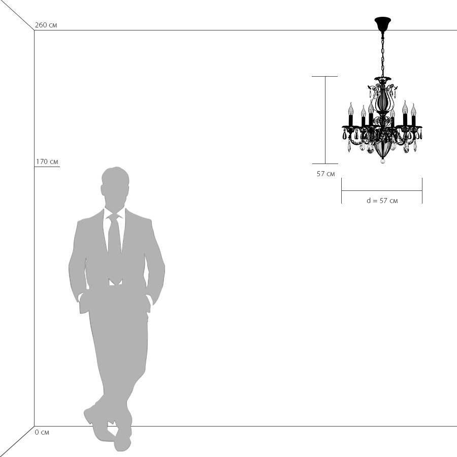 Хрустальная люстра LightStar Schon 790062_LS
