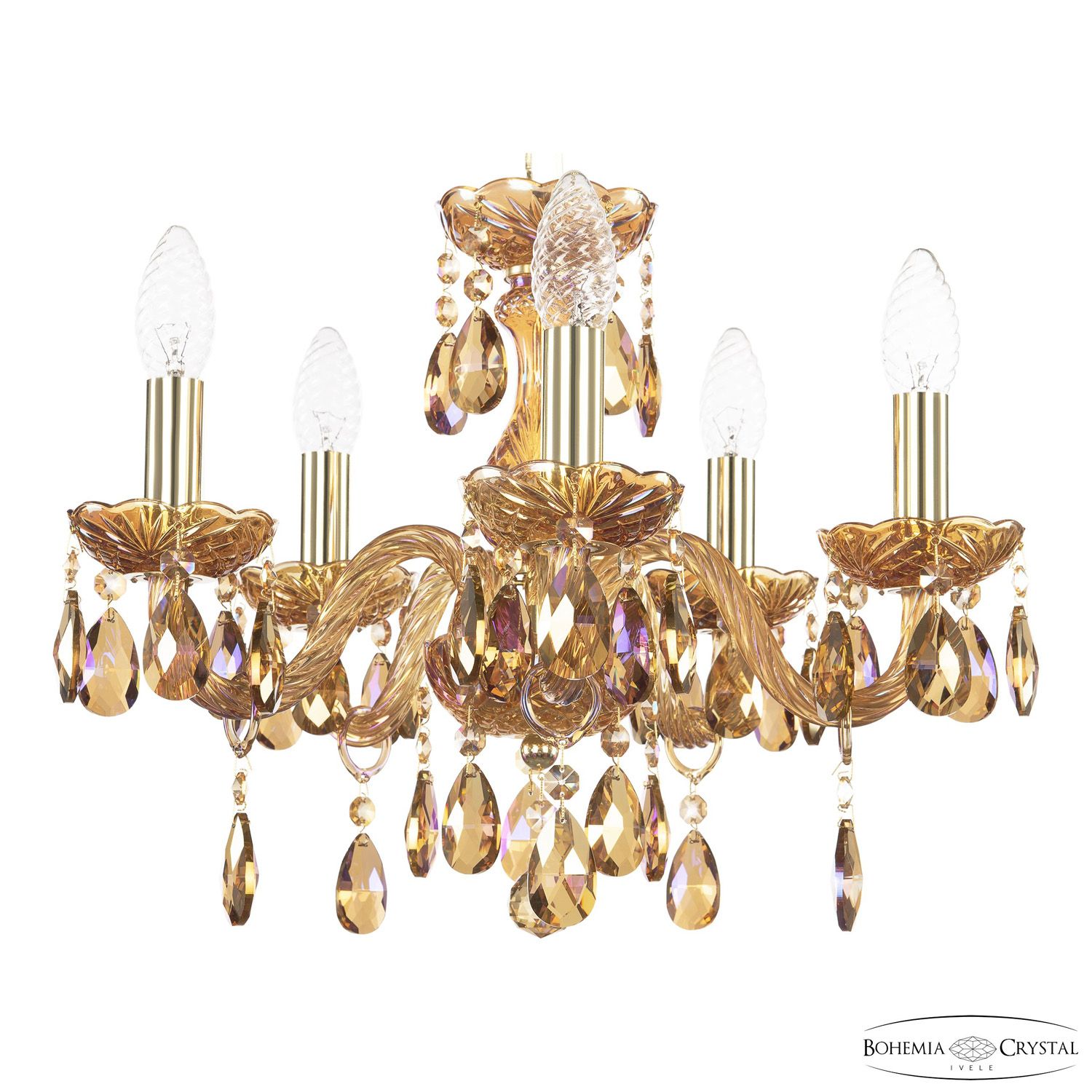 

Хрустальная люстра Bohemia Ivele Crystal 117/5/141 G M777, 117/5/141 G M777