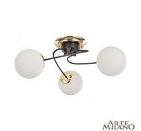 Потолочная люстра Arte Milano Neapolis 276408/3 BK/GD