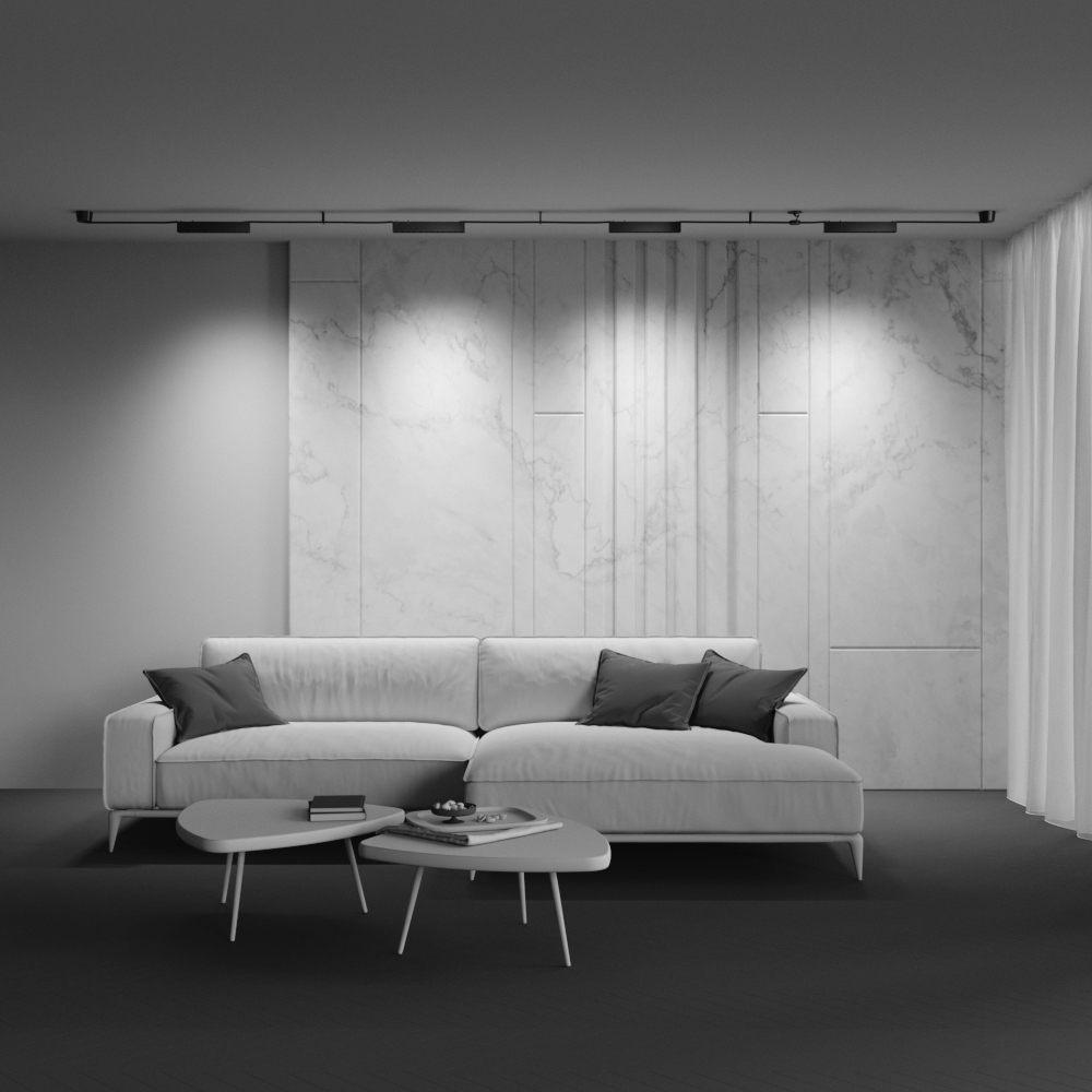 Подвесной светильник для трека-ремня Maytoni Points TR128B-12W3K-M-B_MY