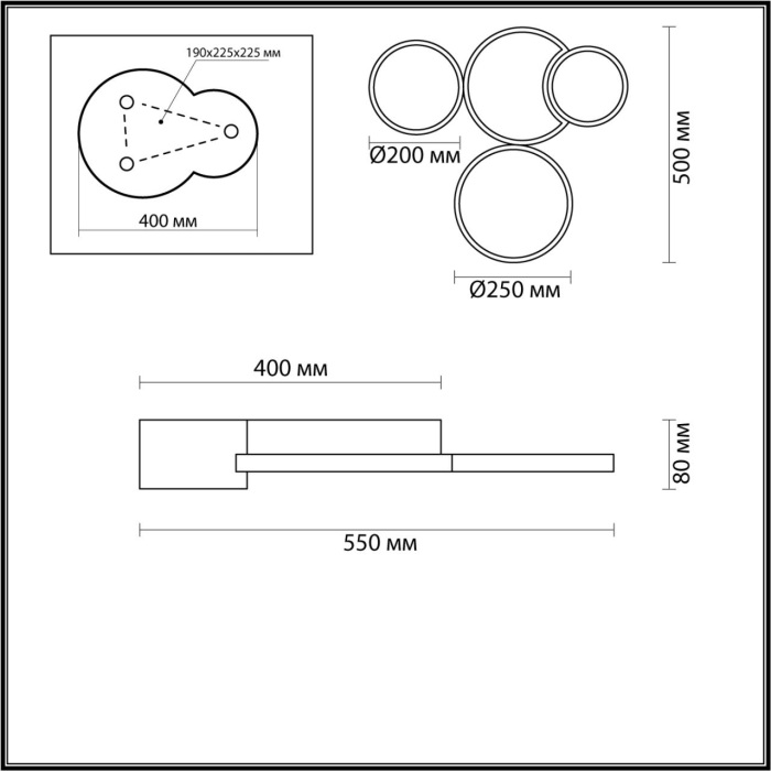Потолочная люстра Lumion NORBERT 5253/64CL
