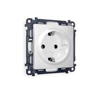 Розетка Ambrella Volt ALFA с заземлением на винтовых зажимах 2P+E 16A-250V QUANT MA106010_AMB