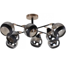 Потолочная люстра на штанге Imex MD.51848-8-S-BK+CPN_IM