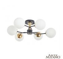 Потолочная люстра Arte Milano Neapolis 276808/6 BK/GD