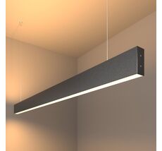 Подвесной светильник Elektrostandard Линейный светодиодный двусторонний 128см 50Вт 3000К черная шагрень Grand a042945_ES