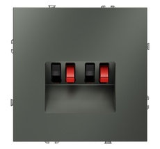 Розетка акустическая встраиваемая VOLTUM S70 4-местная VLS060306