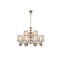 Подвесная люстра ILamp Brooklyn P2401-8+4 Nickel_IP