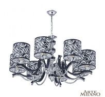 Подвесная люстра Arte Milano Florentina 304957/8 Bk/Ni