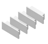 Заглушка для накладного алюминиевого профиля GP2001 комплект 4шт Ambrella Light ILLUMINATION GP8400_AMB