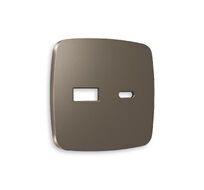 Лицевая панель для розетки 2USB тип A+C QUANT Ambrella Volt OMEGA OP6410_AMB
