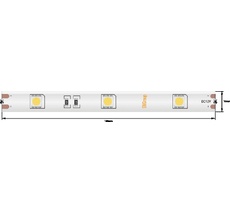 Лента светодиодная стандарт 5050, 30 LED/м, 7,2 Вт/м, 12В, IP65, Цвет: Теплый белый 00-00009472_SW