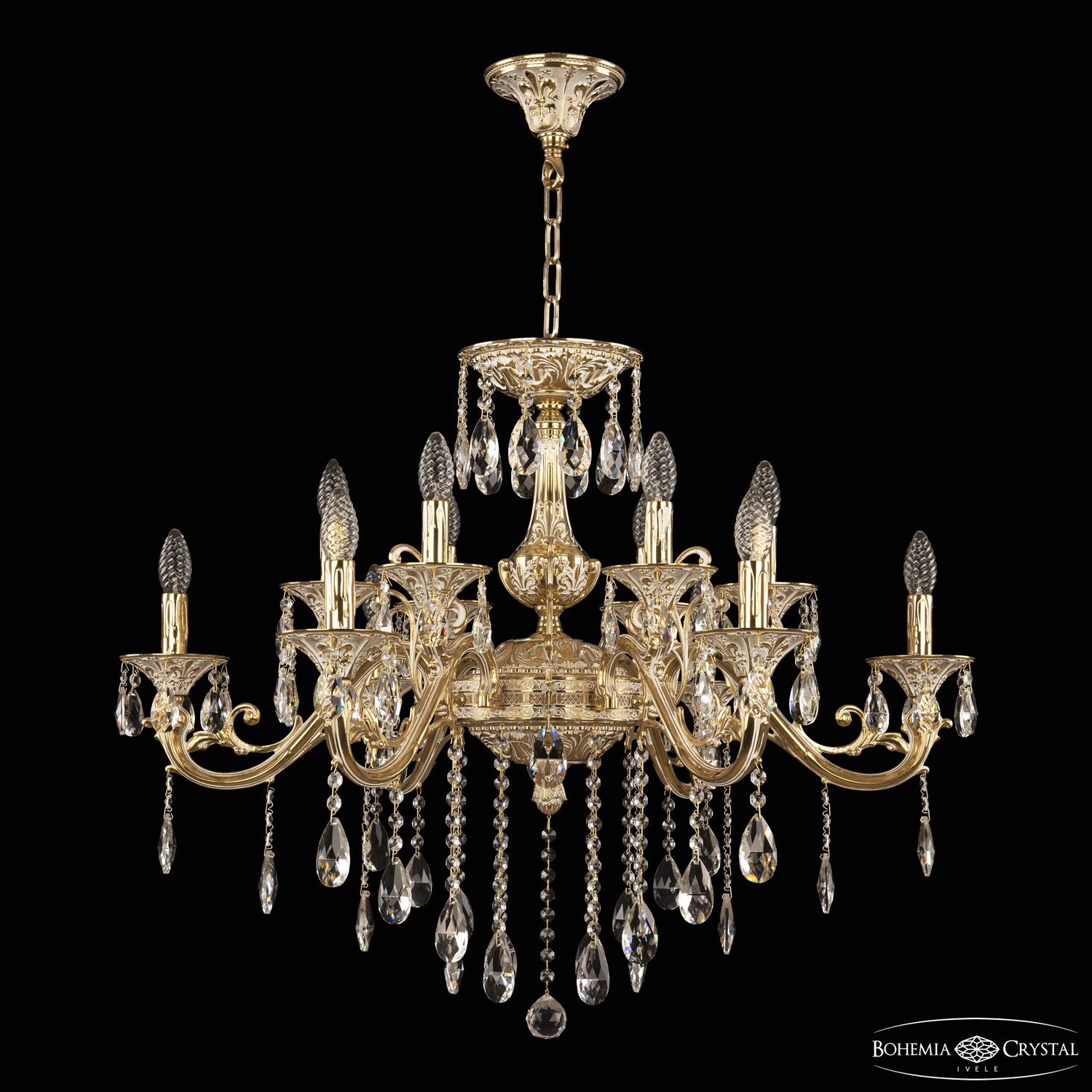 

Хрустальная люстра Bohemia Ivele Crystal 70123/12/320 B GW U1, 70123/12/320 B GW U1