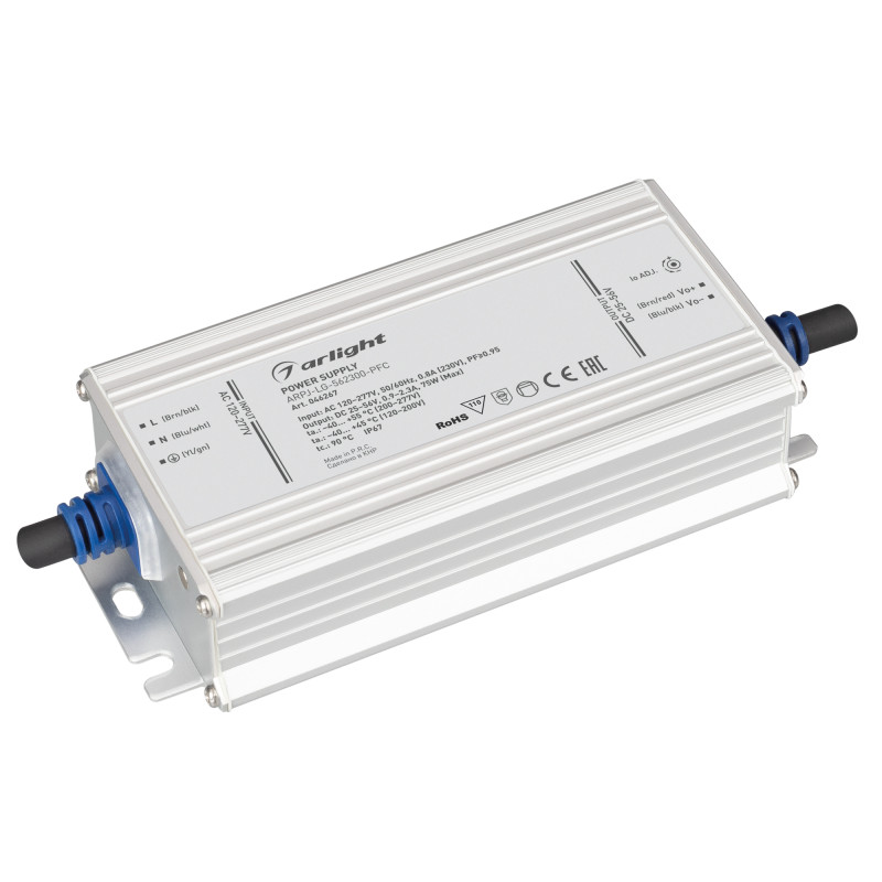 Блок питания ARPJ-LG-562300-PFC 75W, 25-56V, 0.9-2.3A 046267_ARL