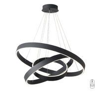 Подвесная люстра Crystal Lux TRON SP158W LED BLACK_CR