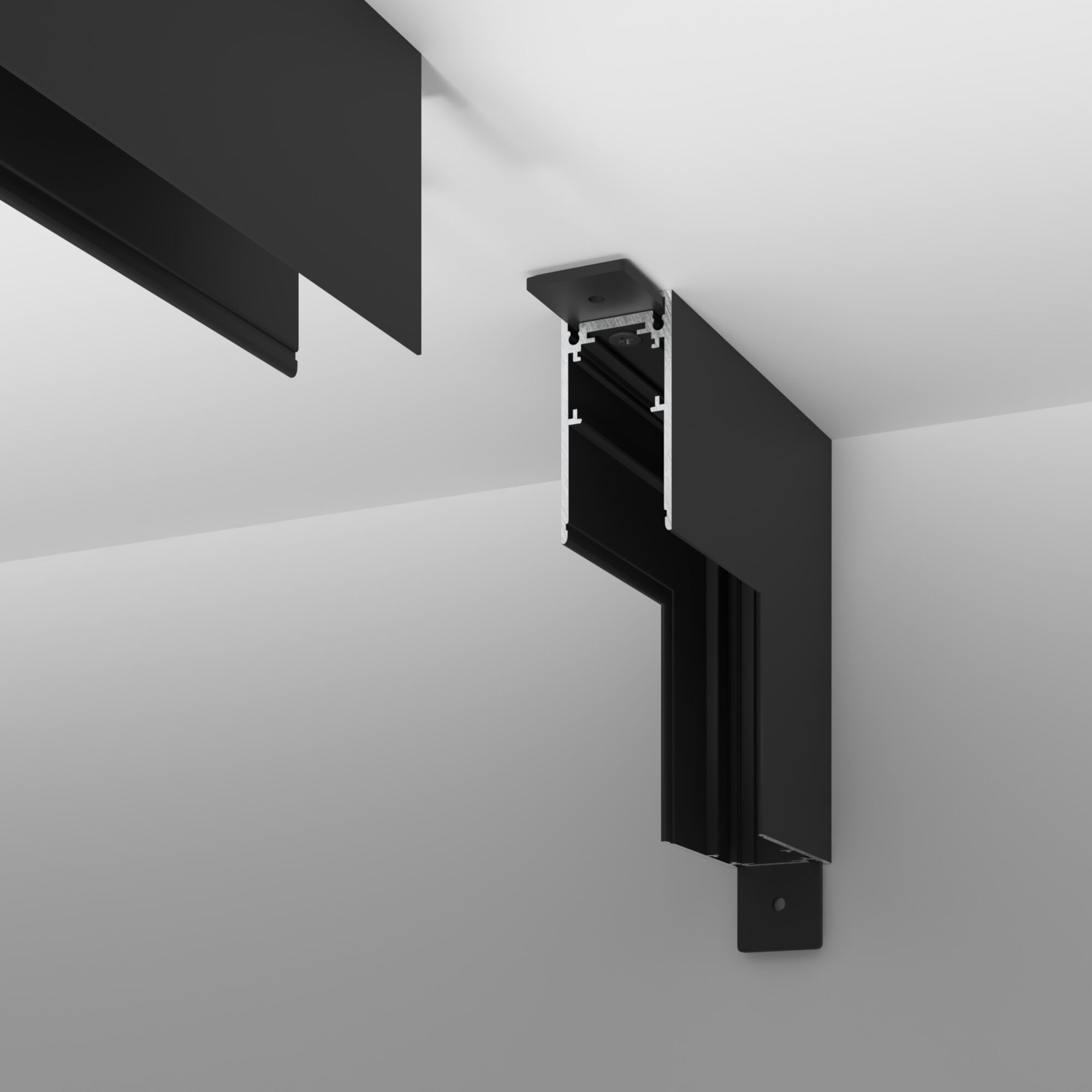 Коннектор угловой внутренний для накладного шинопровода Elektrostandard Slim Magnetic a062190_ES