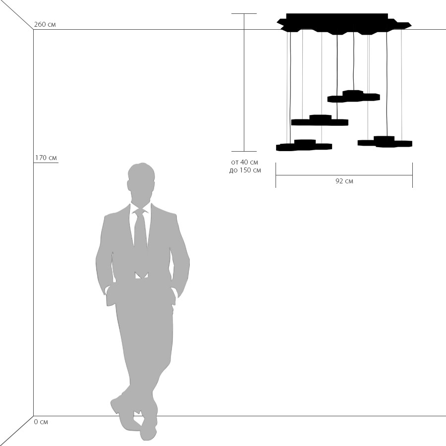Подвесная люстра LightStar Favo 750262_LS