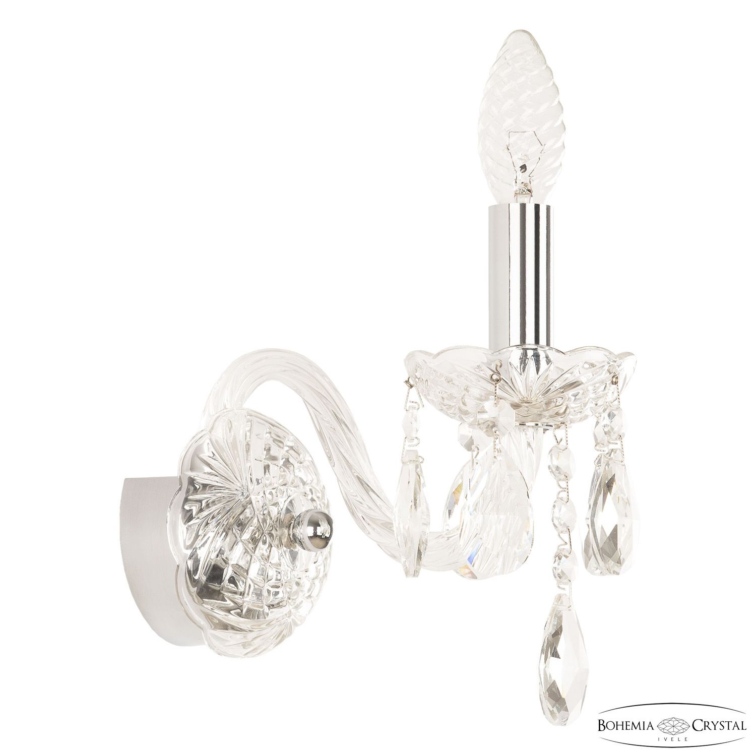 Бра Bohemia Ivele Crystal 101B/1/141 Ni_BI