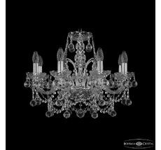 Хрустальная люстра Bohemia Ivele Crystal 1411/8/195 Ni Balls_BI