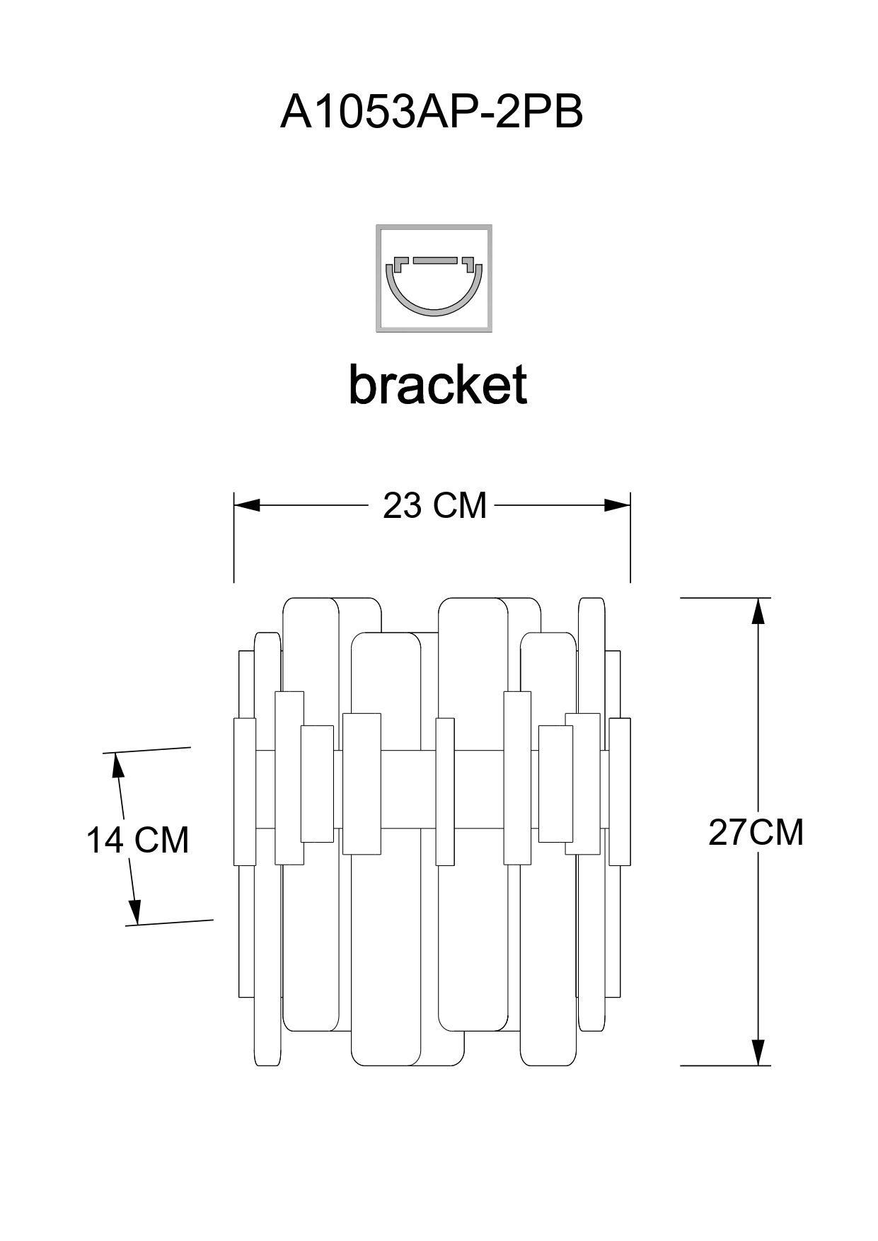 Настенный светильник ArteLamp ALYA A1053AP-2PB