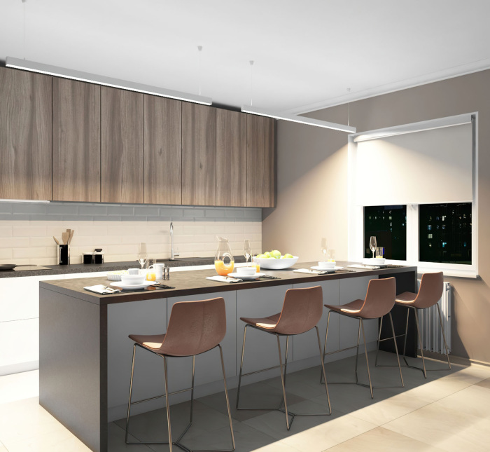 Подвесной светильник Denkirs линейный DK9154-WH