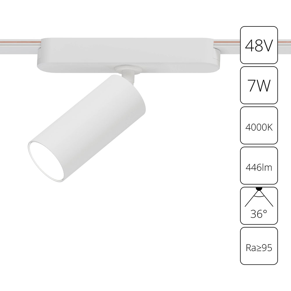 Трековый светильник Arte Lamp RAPID A6156PL-1WH