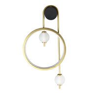 Бра Crystallux RODRIGO RODRIGO AP20W LED BLACK/GOLD_CR