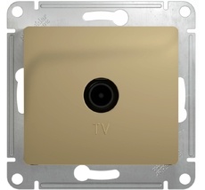 ТВ-розетка встраиваемая оконечная (титан) Systeme Electric GSL000491