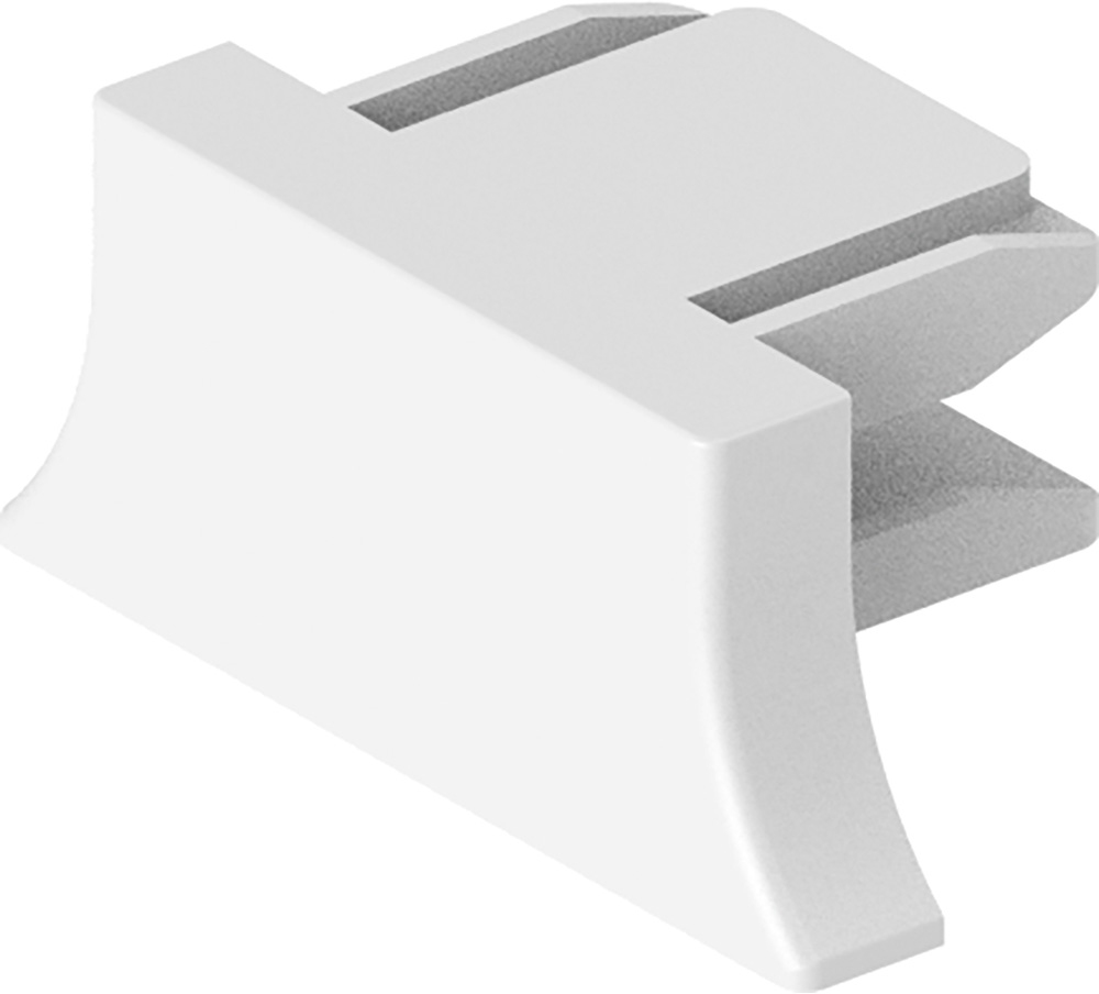 Заглушка пластиковая для шинопровода, белый Feron 41884_FR