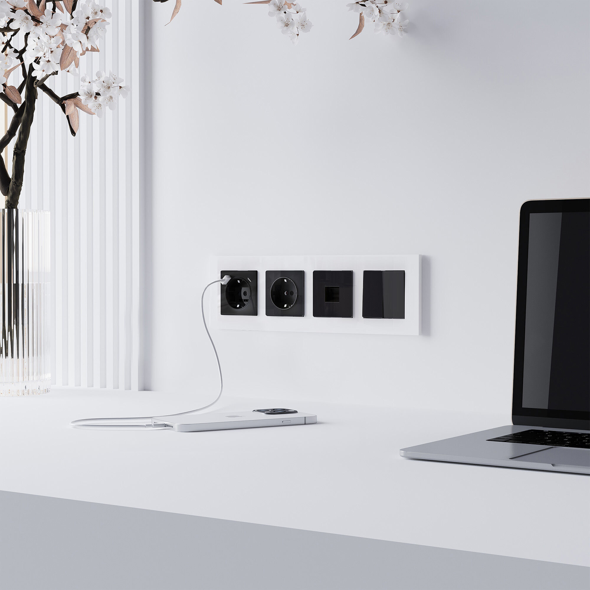 Розетка Ethernet RJ-45 Werkel a064046_WR