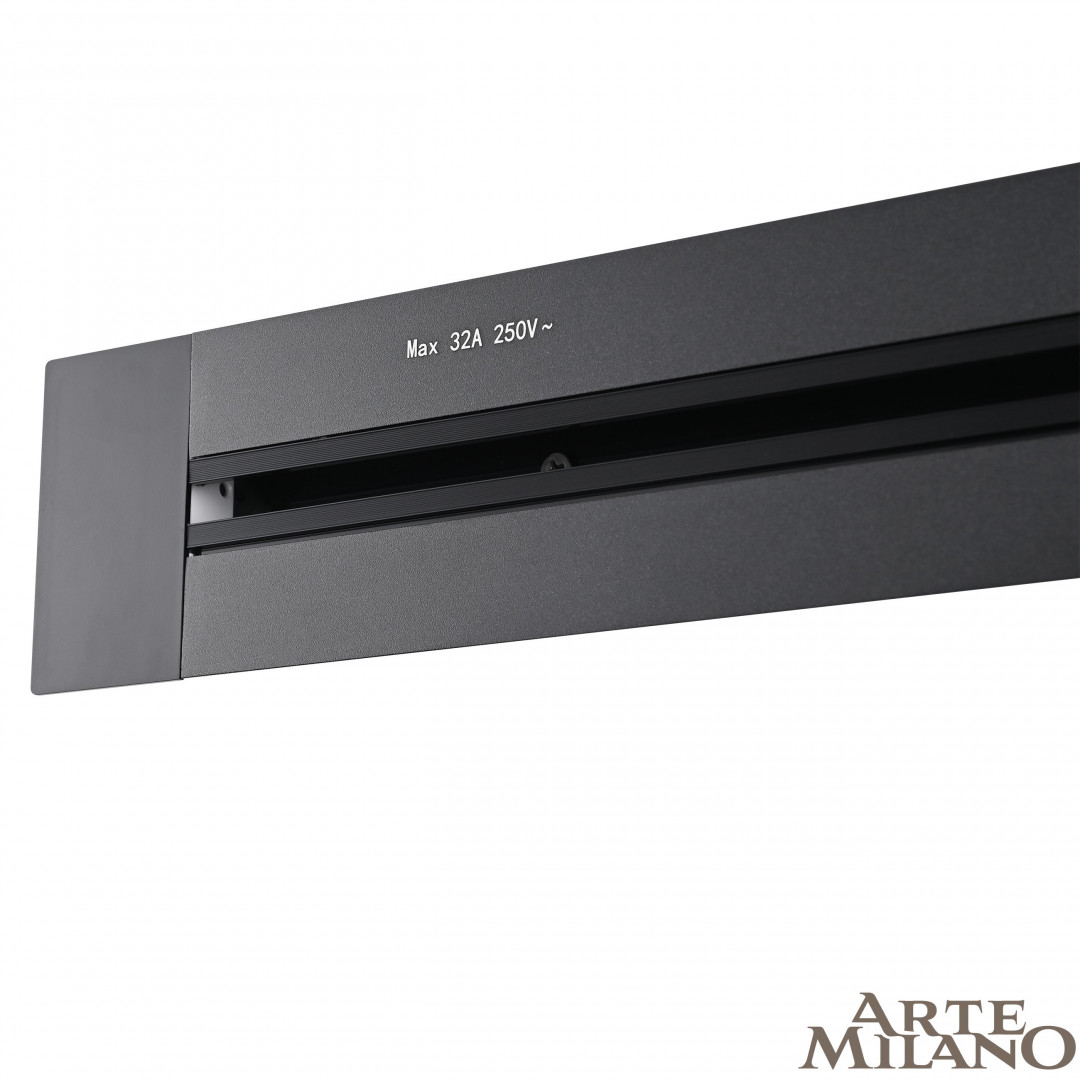 Шинопровод встраиваемый Arte Milano track-sockets 382305TB/50 Black