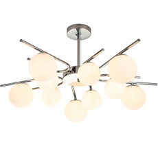 Потолочная люстра на штанге 642/10P E27*60W Escada 642/10P Silver_ESC