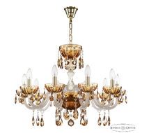 Хрустальная люстра Bohemia Ivele Crystal 5417/10/240 G Amber/M-1H K721_BI