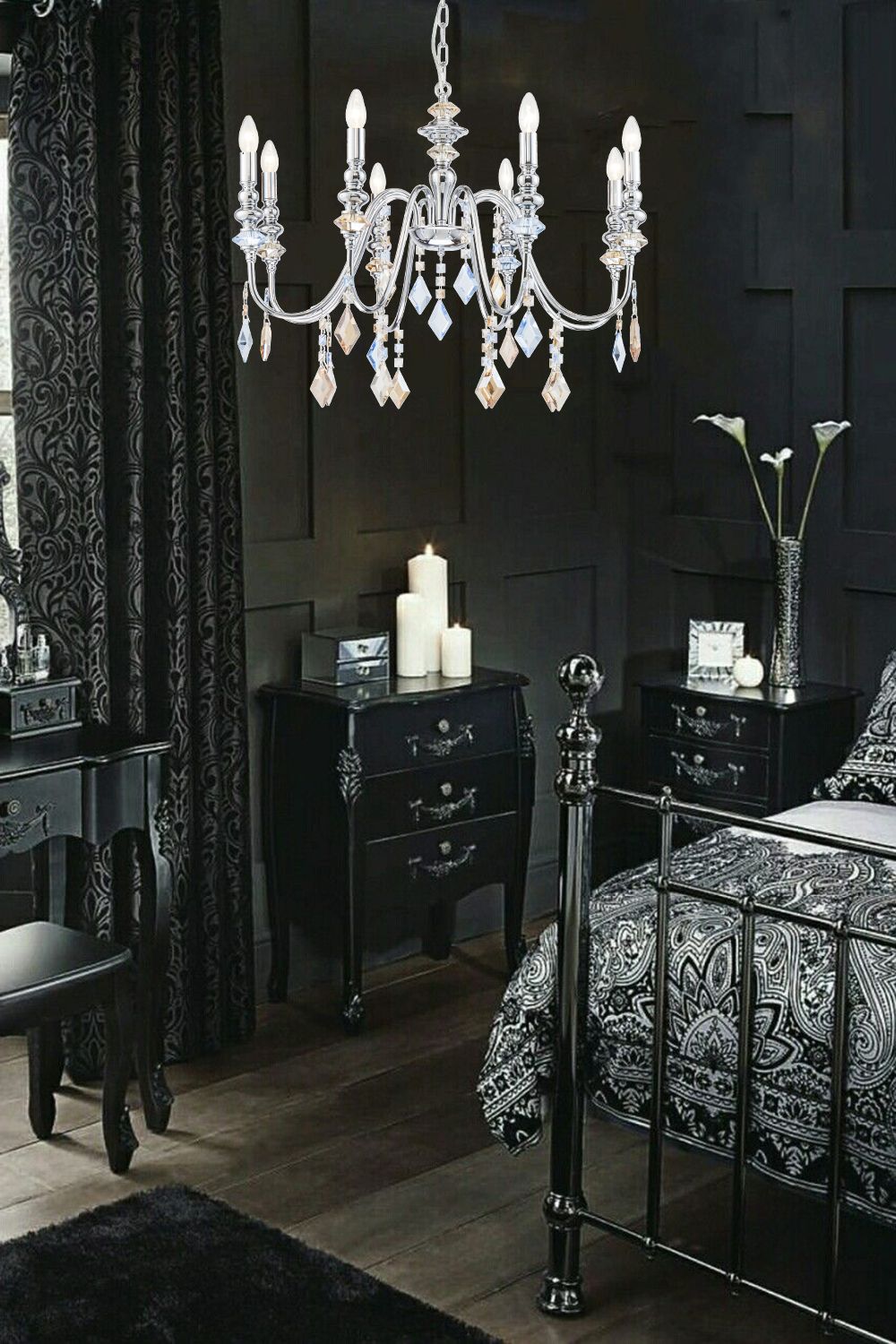 Подвесная люстра Lucia Tucci MAYA MAYA 4450.8 chrome