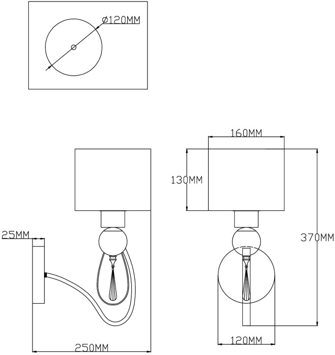 Бра Moderli V2583-1W_MD