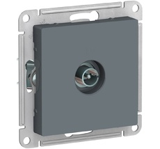 ТВ-розетка встраиваемая проходная (грифель) Systeme Electric ATN000793