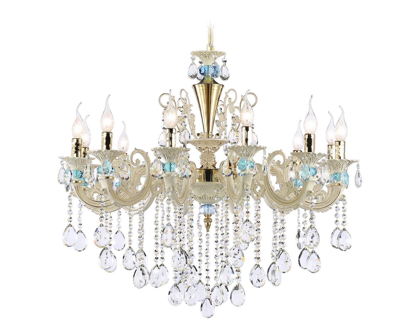 

Подвесная люстра Ambrella light с хрусталем Traditional TR4929, TR4929