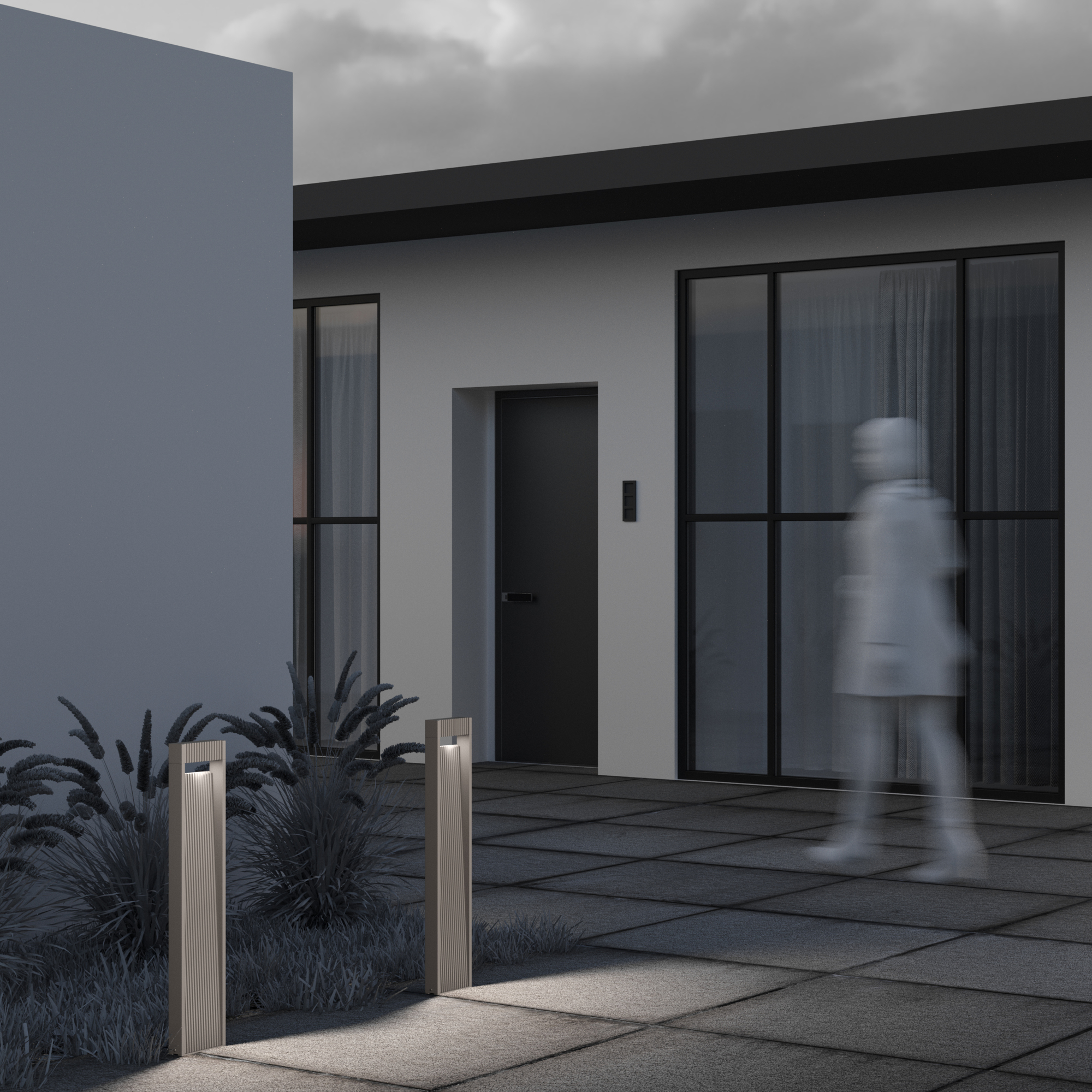 Уличный ландшафтный светильник Maytoni Sten O444FL-L13GF3K1_MY