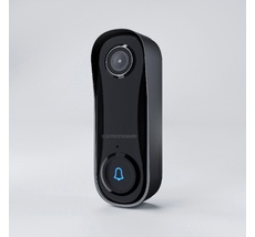 Умный видеозвонок черный с питанием от сети Elektrostandard WF a069488_ES