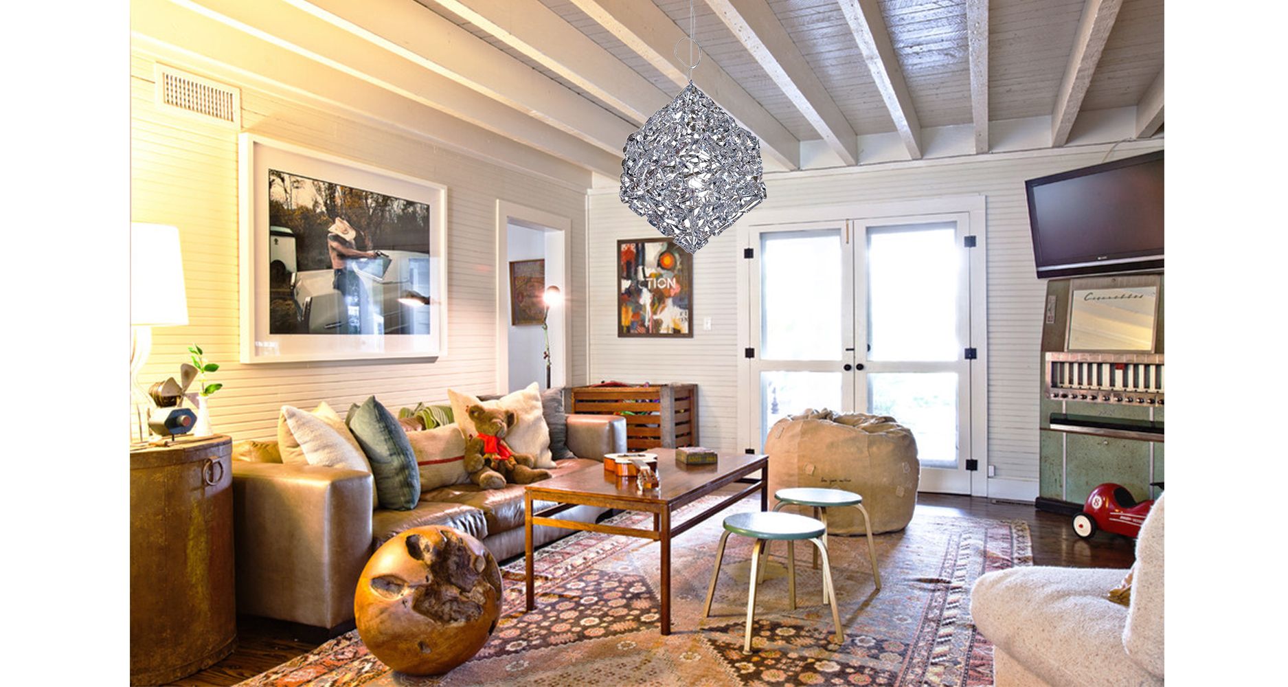 Подвесная люстра Lucia Tucci FABIAN ARGENTO FABIAN 1533.12 ARGENTO