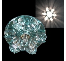 Точечный светильник круглый Sneha 7051/H G9 CR+LBL_SN